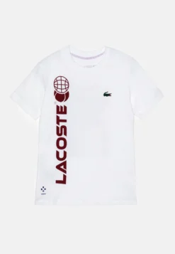 Lacoste Sport Unisex - T-Shirt Print - White